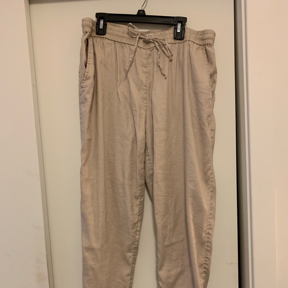 Loft khaki work joggers